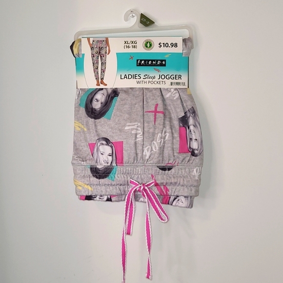 Friends The T.V. Series Ladies Sleep Jogger W/ Pockets Sz Varys NWT/ NWOT - Picture 3 of 5